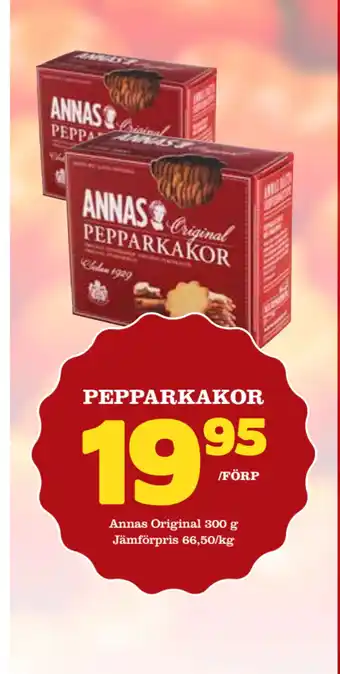 Nelins Pepparkakor erbjuda