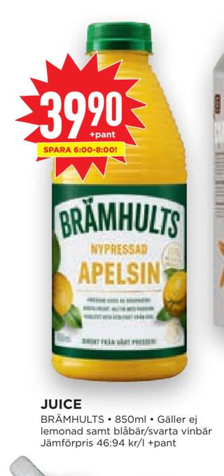 Willys Hemma Juice erbjuda