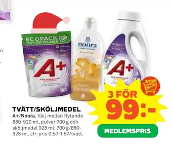 Stora Coop Tvätt/sköljmedel erbjuda