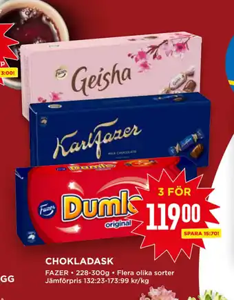 Willys Chokladask erbjuda