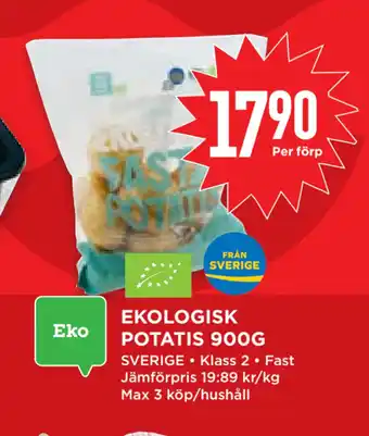 Willys Hemma Ekologisk potatis 900g erbjuda
