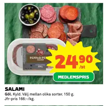 Coop Salami erbjuda