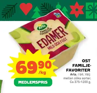 Coop Forum Ost familjefavoriter erbjuda