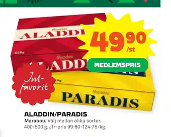 Coop Forum Aladdin/paradis erbjuda