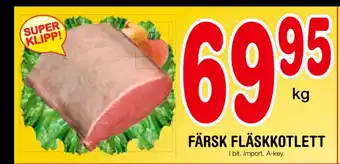 Nya Pulsen Färsk fläskkotlett erbjuda