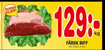 Nya Pulsen Färsk biff erbjuda