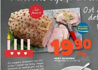 Kokt julskinka