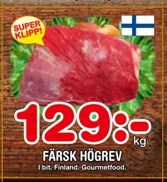 Nya Pulsen Färsk högrev erbjuda