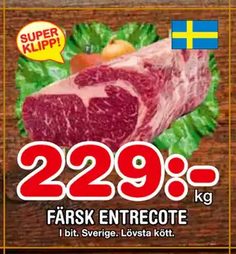 Nya Pulsen Färsk entrecote erbjuda