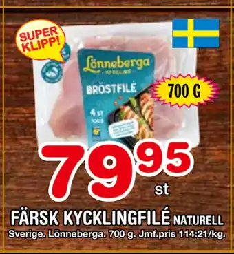 Nya Pulsen Färsk kycklingfilé erbjuda