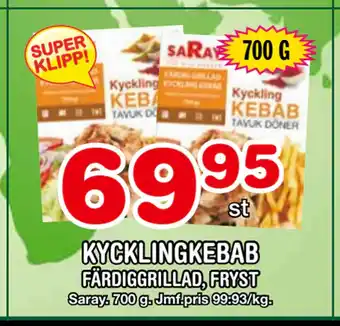 Nya Pulsen Kycklingkebab erbjuda