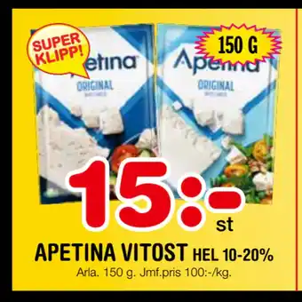 Nya Pulsen Apetina vitost erbjuda