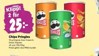 City Gross Pringles chips erbjuda