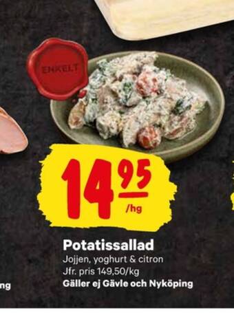 City Gross Jojjen potatissallad erbjuda