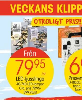 EKO Intrigue ljusslingor erbjuda