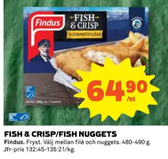 Coop Fish & crisp fiskpinnar erbjuda