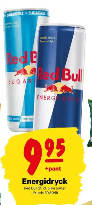 City Gross Red bull energidryck erbjuda