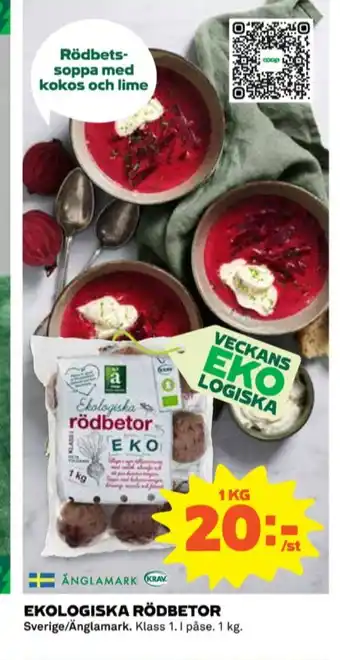 Coop Änglamark rödbetor erbjuda