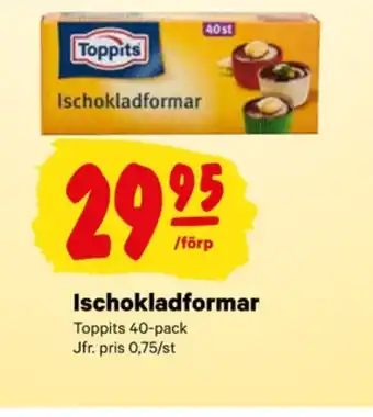 City Gross Toppits knäckformar erbjuda