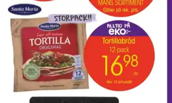 EKO Santa maria tortillas erbjuda