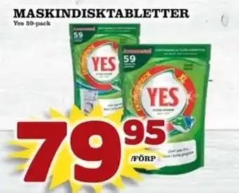 Matdax Yes diskmaskintabs erbjuda