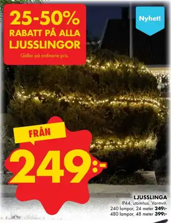 ÖoB Kexchoklad ljusslingor erbjuda