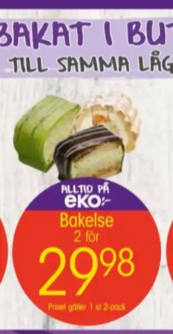 EKO Eko butiksbakat kaffebröd erbjuda