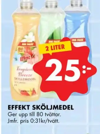 ÖoB Effekt sköljmedel erbjuda