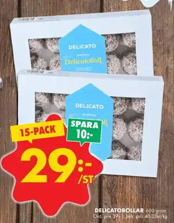 ÖoB Delicato kakor erbjuda