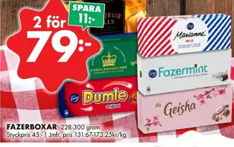 ÖoB Geisha chokladask erbjuda