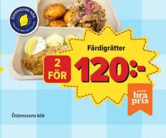 Östenssons Östenssons färdigrätter erbjuda