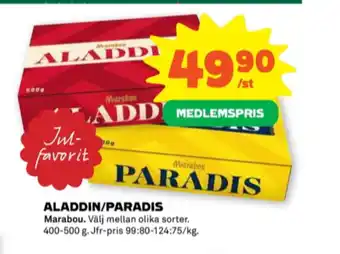Stora Coop Paradis chokladask erbjuda