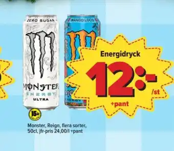Östenssons Monster energidryck erbjuda