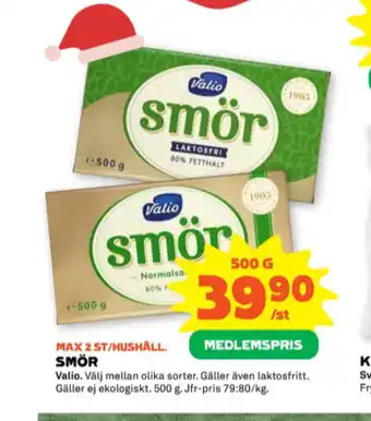 Stora Coop Valio smör erbjuda