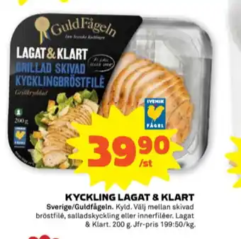 Stora Coop Guldfågeln kycklingbröstfile erbjuda