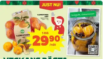 Stora Coop Coop clementiner erbjuda