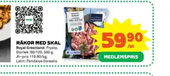Stora Coop Royal greenland räkor med skal erbjuda
