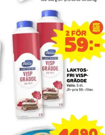 Stora Coop Valio vispgrädde erbjuda