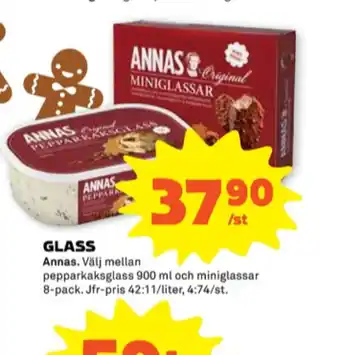 Stora Coop Annas glasspinnar erbjuda