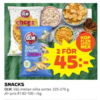 Coop Konsum Snacks erbjuda
