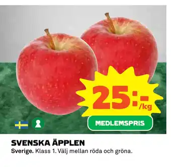 Coop Daglivs Svenska äpplen erbjuda