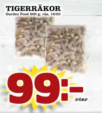 Matdax Tigerräkor erbjuda