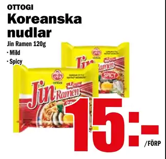 Matdax Koreanska nudlar erbjuda