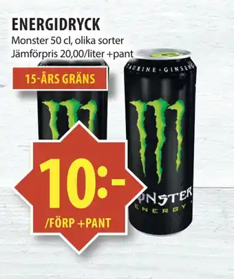 Matvärlden Tensta Energidryck erbjuda