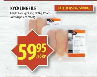 Matvärlden Tensta Kycklingfilé erbjuda