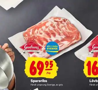 minmatbutik Spareribs erbjuda