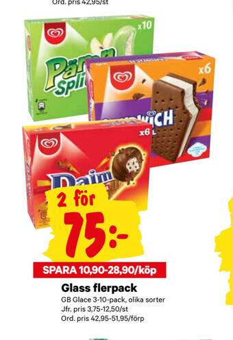 minmatbutik Glass flerpack erbjuda