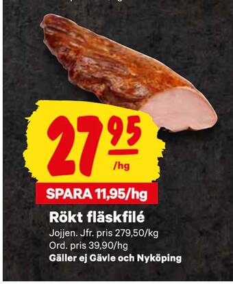 minmatbutik Rökt fläskfilé erbjuda