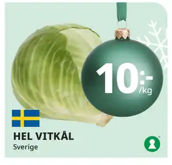 Tempo Hel vitkål erbjuda