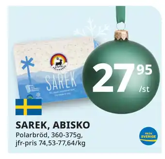 Tempo Sarek, abisko erbjuda